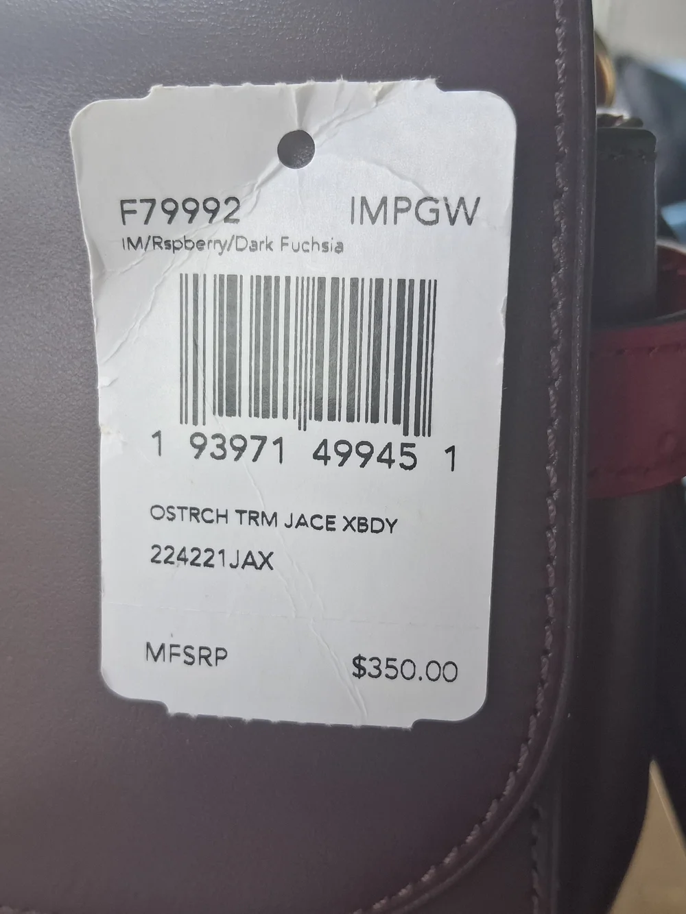 Coach Women's Turnlock Satchel and Wallet Set - Plum & Fuchsia NWT